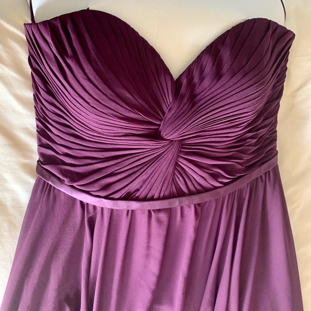 Purple bridesmaid dress